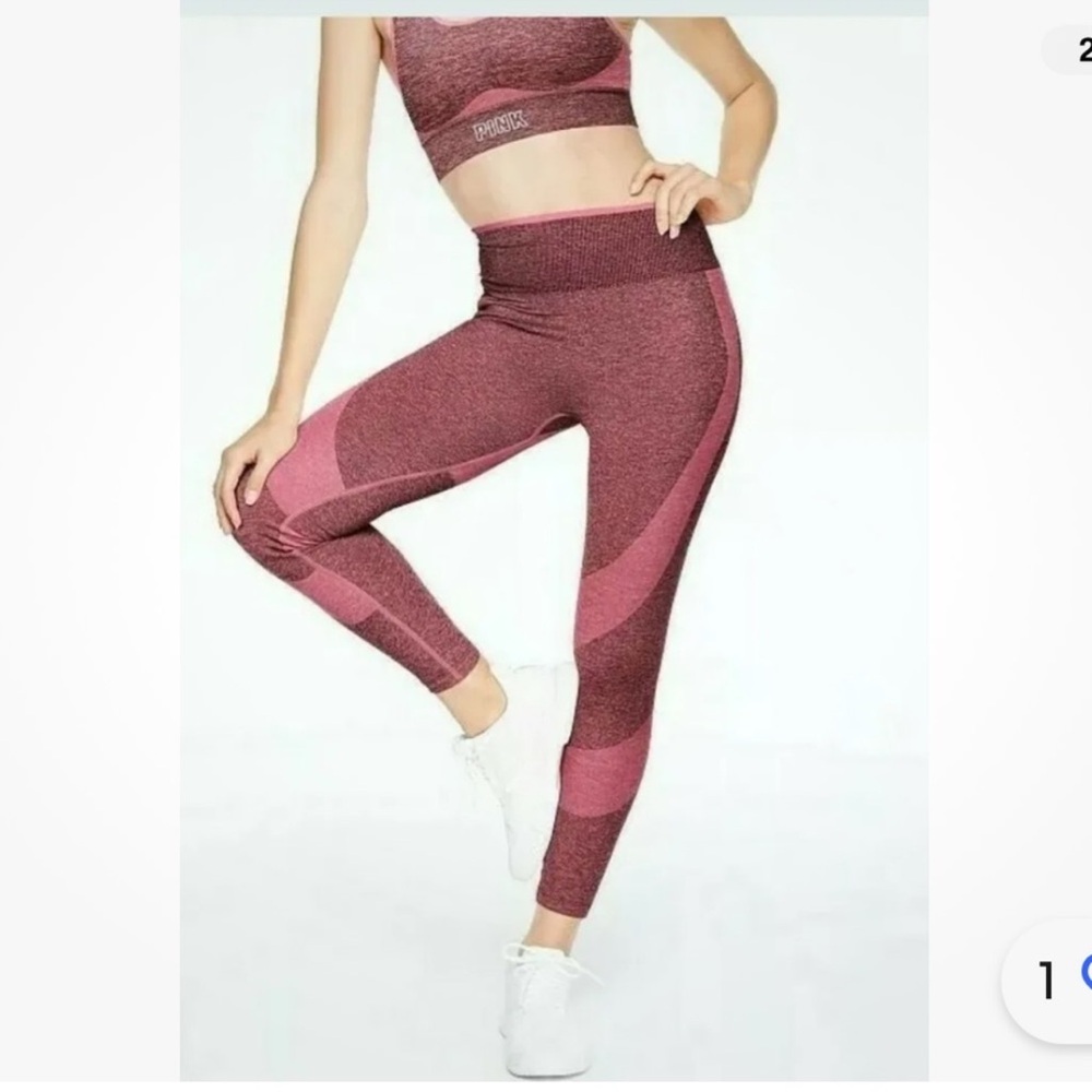 PINK Victoria’s Secret Pink‎ High Waist Seamless Leggings Size XS Contour Gym